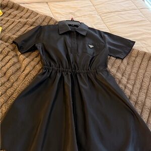 Black Short Sleeve Dress